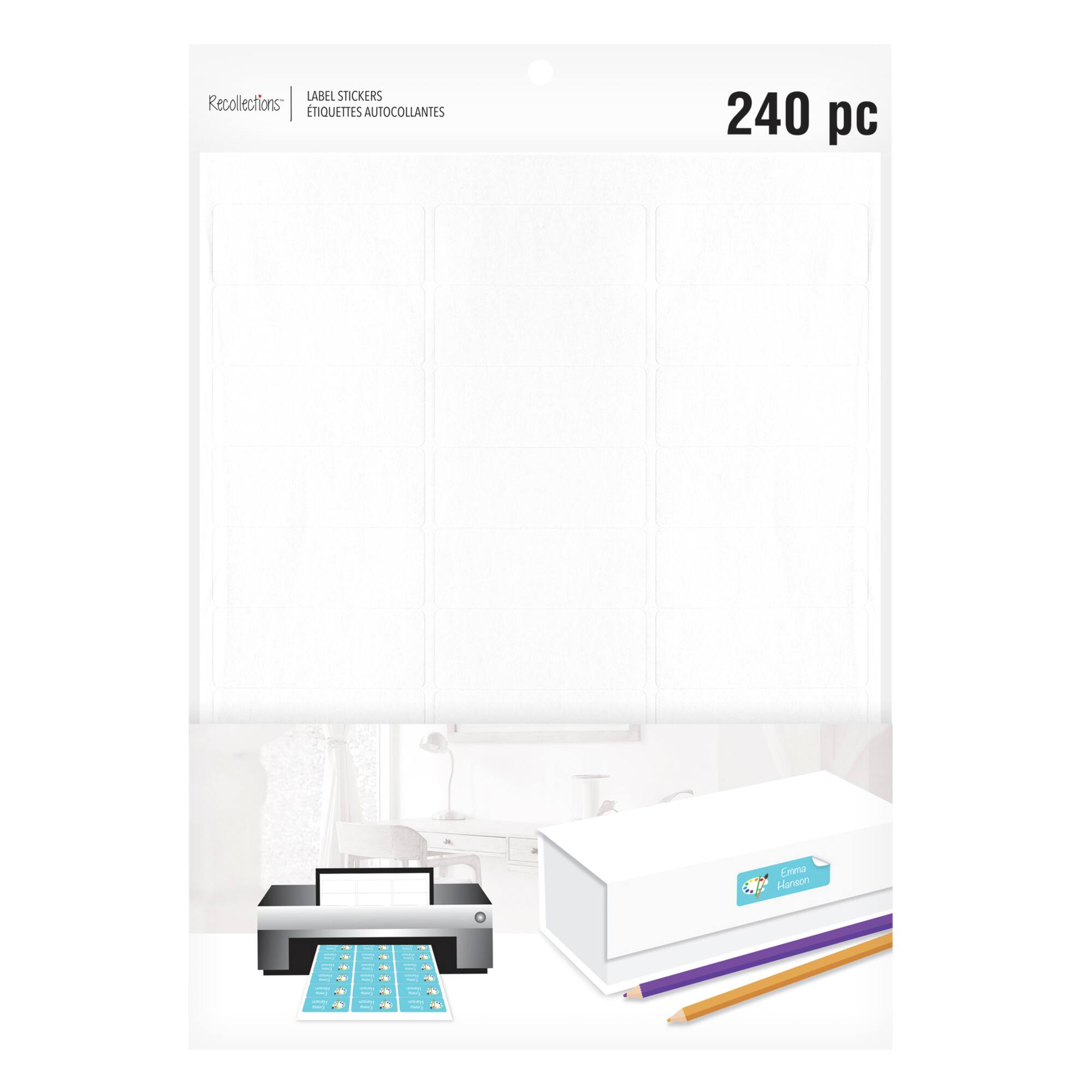 White Address Label Stickers by Recollections™